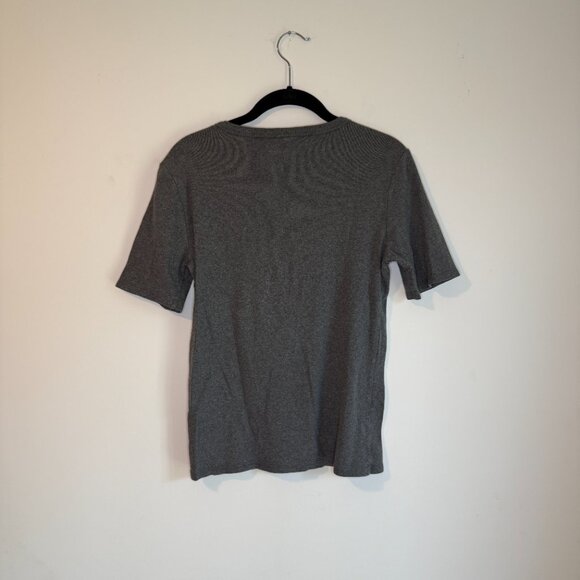 J. Crew Gray Perfect Fit Short Sleeve T-Shirt, Size M - Picture 4 of 6